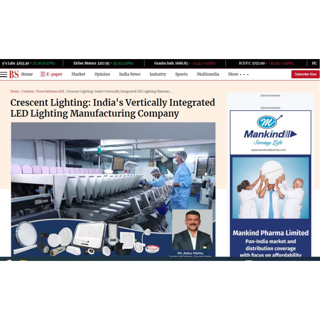 Business Standard Press Release