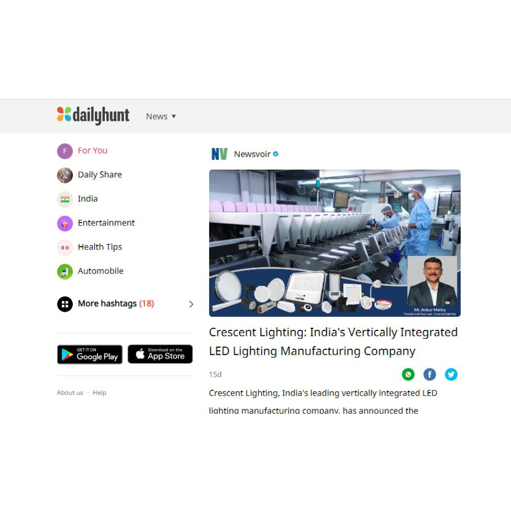 Dailyhunt press release